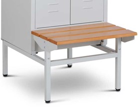 untergebaute Sitzbank